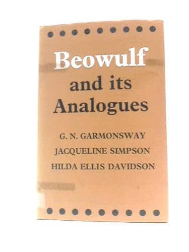 Beowulf and its analogues; 0460038044 Book Cover