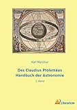 claudius vertesi scooter gelb  Des Claudius Ptolemäus Handbuch der Astronomie: 1. Band