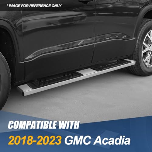 Estribos de acero inoxidable para GMC Acadia 2018-2023 miniatura 7