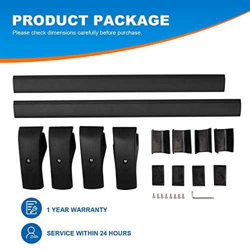 Fengyu FY-004 Roof Rack Cross Bars Compatible With Jeep Cherokee 2014-2023 Aluminum Crossbars Rails Cargo Rooftop Ski Basket Luggage Rack Carrier thumb #5