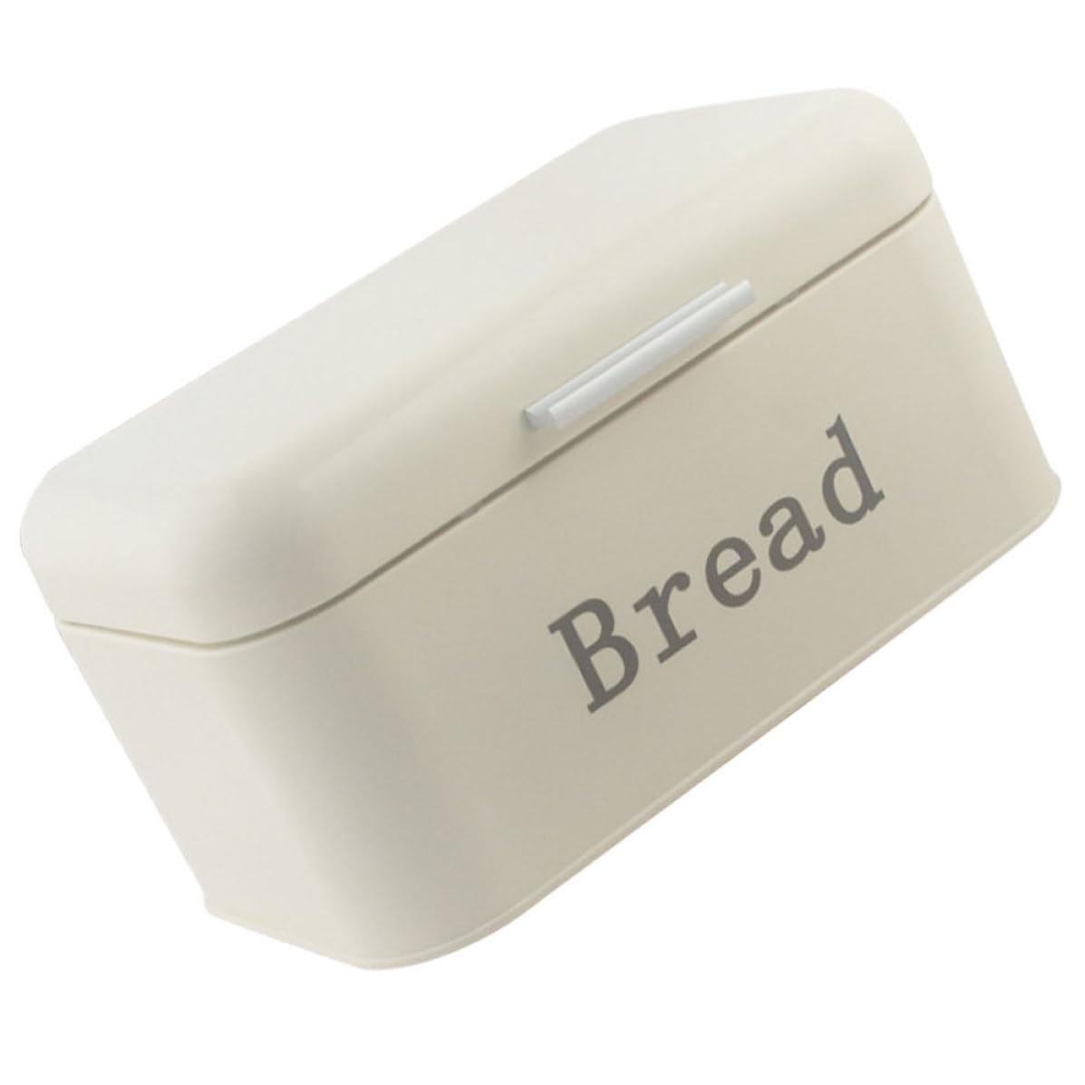 Scatola Per Pane Metallo Beige Con Design Moderno E Chiusura Ermetica Per Organizzazione Cucina E Conservazione Su Scrivania