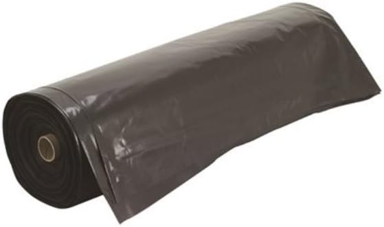 P1025B/6 Polyethylene Sheeting, 10' x 25' x 6 mil., Black
