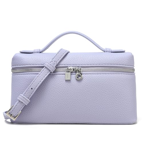 Image of Rejolly Small Crossbody Bag for Women Leather Top-Handle Pouch Purse Shoulder Handbag