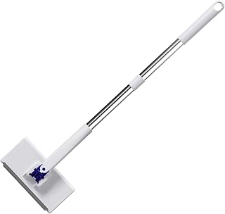 Flat Dust Mop 360 Degree Rotating Household Floor Cleaning Tool | No-Touch Dirty Cleaning Flat Dust Mop for Kitchen Bathroom Toilet Window Wall Corners Gaps