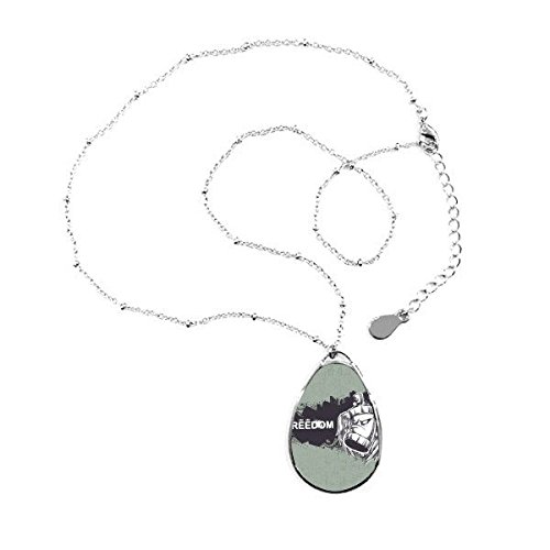 Bijoux Collier Graffiti Street Culture pendentif goutte pour homme et femme