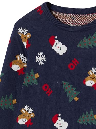 Pull Noël Jacquard garçon VERTBAUDET contre le froid sans gratter - 3
