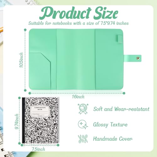 Couverture de carnet en cuir protégez vos notes avec style grâce au format cahier B5 - 2