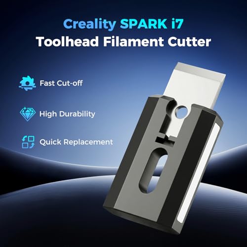 Image of Creality SPARKX i7 Toolhead Filament Cutter, Original SPARKX i7 Combo Filament Cutter Module Accessories, Fast Cut Off Filaments, High Durability and Quick Replacement Parts for 3D Printers 5PCS