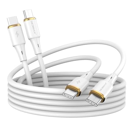 DEJIMAX Cable USB 2.0 C a C 60W PD 3.0, Cable Tipo C para Carga Rápida de Gel de Sílice - Compatible con iPhone 15 Plus Pro Max, Galaxy S23,S23+,S23 Ultra,S22,A53, Google Pixel 6a,7, etc [2M+2M]