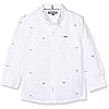 Tommy Hilfiger baby-jongens AME FLAG DOBBY SHIRT L/S shirt, wit (Bright White 123), 86