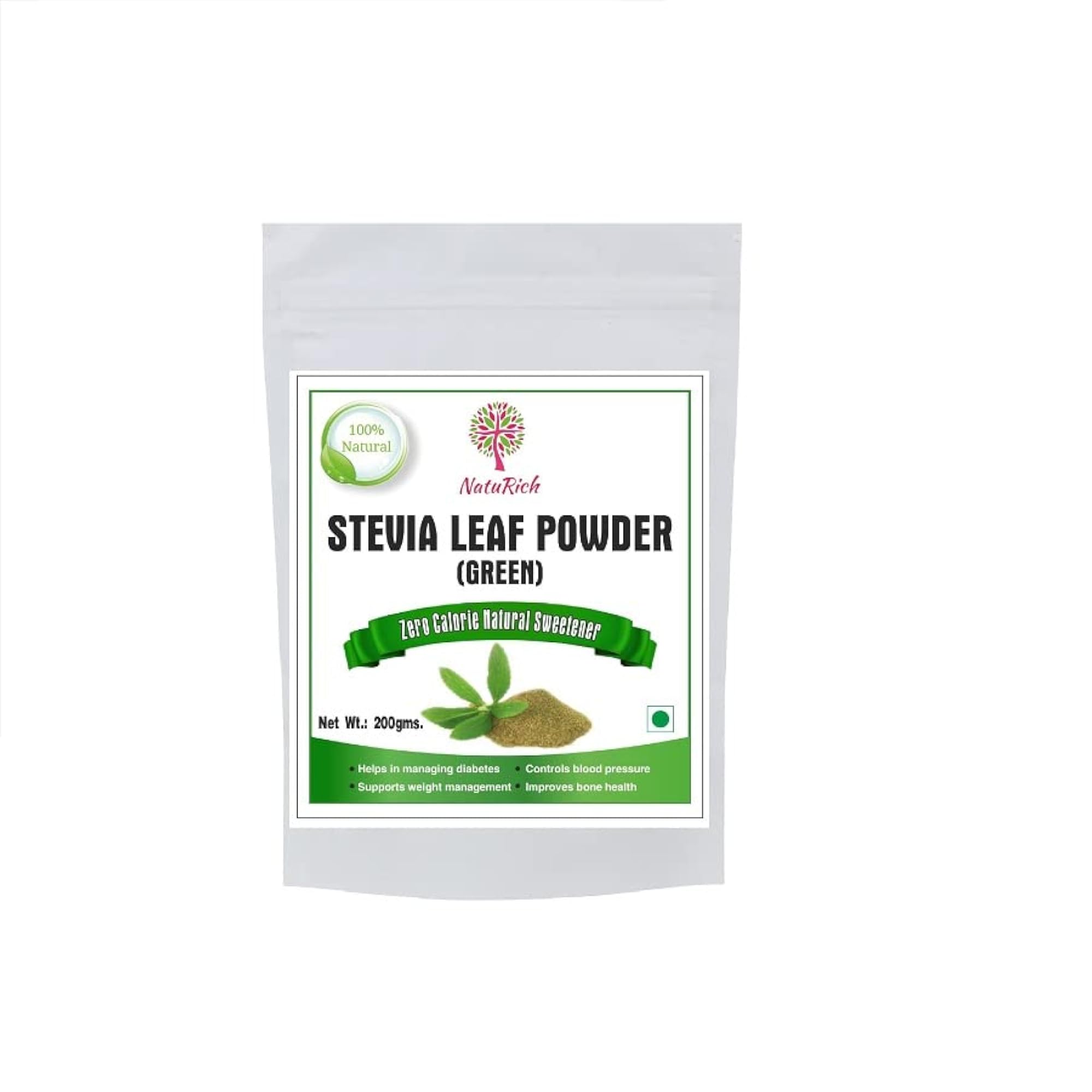 NatuRich Stevia Leaf Powder, 200g