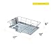 Space-Saving 3-Piece Dish Drainer Rack Set with Cutlery Holder - Maximize Kitchen Countertop Space, Silver
