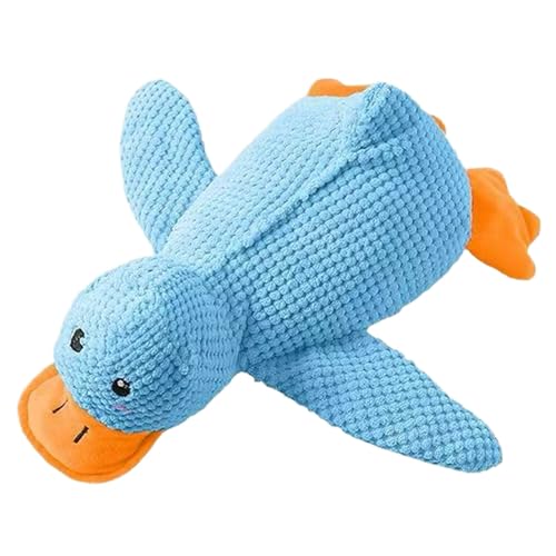 Jouet couineur indestructible pour chien - Jouet couineur anti-stress - Doudou interactif pour chiens de petite, moyenne et grande taille - Jouet sonore...