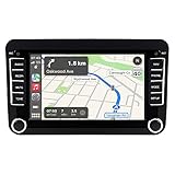 ACAVICA 2+32GB Android Autoradio Navi für VW Passat B6 Golf V VI 5 6 Polo cc Tiguan EOS Scirocco 7 Zoll Auto Radio mit Wireless Carplay Android Auto Bluetooth DSP WiFi FM