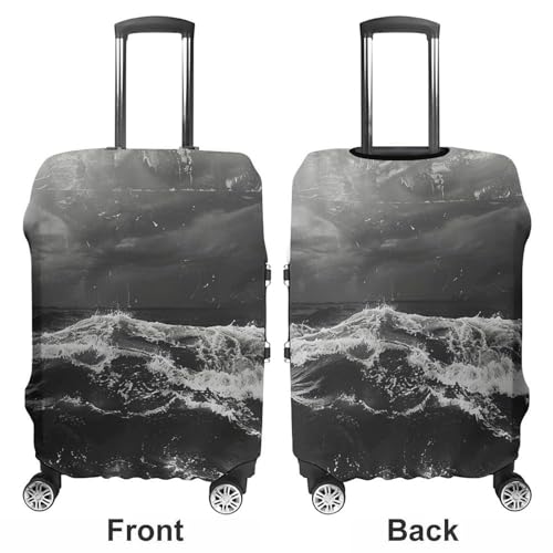 Abstract Grainy Picture Luggage Cover Washable Elastic Suitcase Cover, Anti Scratch Personalized Suitcase Protectors, Fashion Baggage Covers For Travel3