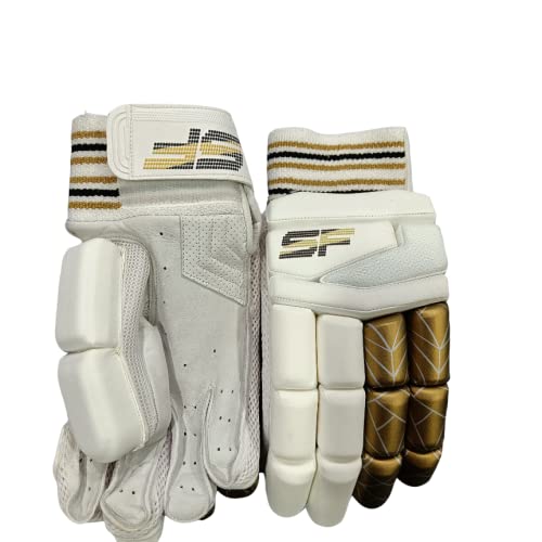 Image of SF Leather Batting Gloves Sapphire Adult Right Hand, Cricket, Standard