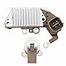 Keenso Car Alternator Regulator Brush Holder Kit, Aluminum Alloy Alternator Voltage Regulator Brush Holder with 126000‑2470 8090‑4424 for