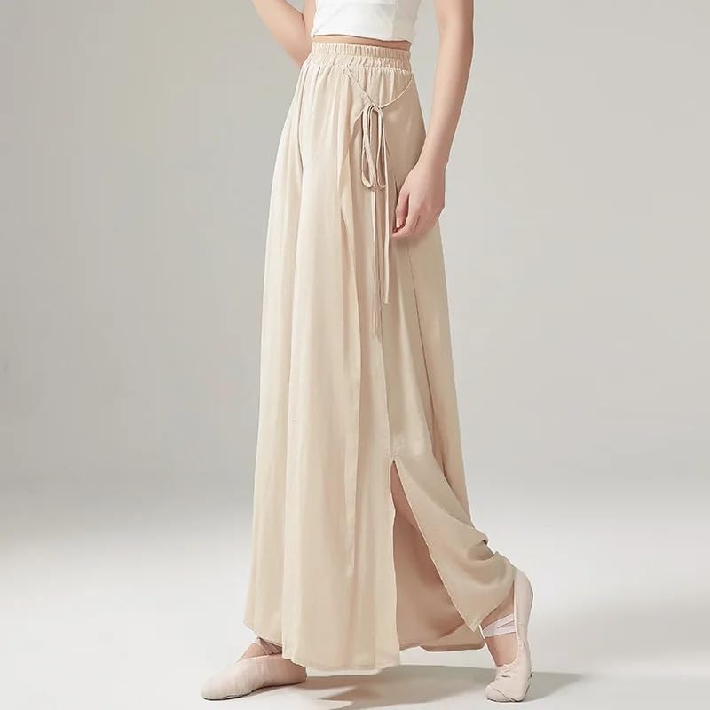 Pantalones Modernos de Danza for Mujer, Ropa de práctica Profesional, Pierna Ancha