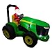Santas Forest 90411 Christmas Santa Inflatable Riding Tractor, 6 Ft