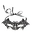 HENGSONG Lace Bat Masquerade Party Fancy Dress Black Eye Mask