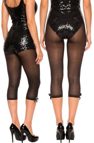 Image of ToBeInStyle Women's Opaque Ankle Long Nylon Footless Fun Tights Pantyhose
