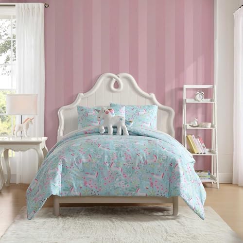 Laura Ashley - Kids Comforter Set, 100% Super Soft Toddler Beddin...