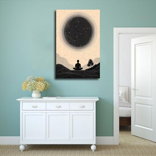 Poster minimaliste sur toile de qualite superieure 40x60cm - 4
