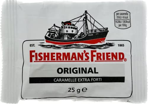 Bonbon menthol eucalyptus Fisherman's Friend original strong pastille sachet de 24