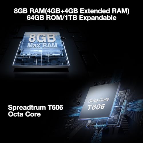 DOOGEE S41T Rugged Smartphone Unlocked 2024,6300mAh Battery,8GB+64GB,4G Dual Sim Rugged Phone,Android 13 Phone,13MP Camera,IP68 Waterproof Cell Phone,Face Unlock,NFC/T-Mobile,Black