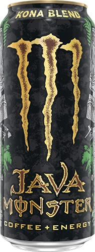 image for Monster Energy Java Monster Kona Blend, Coffee + Energy Drink, 15 Ounc