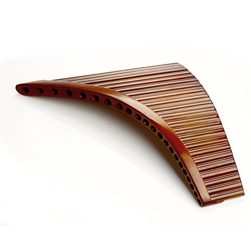 Chinese Pan Flute 22 Pipes Chinese Traditional Musical Instrument Pan Pipes in Key G and Right Hand - Thumbnail 6