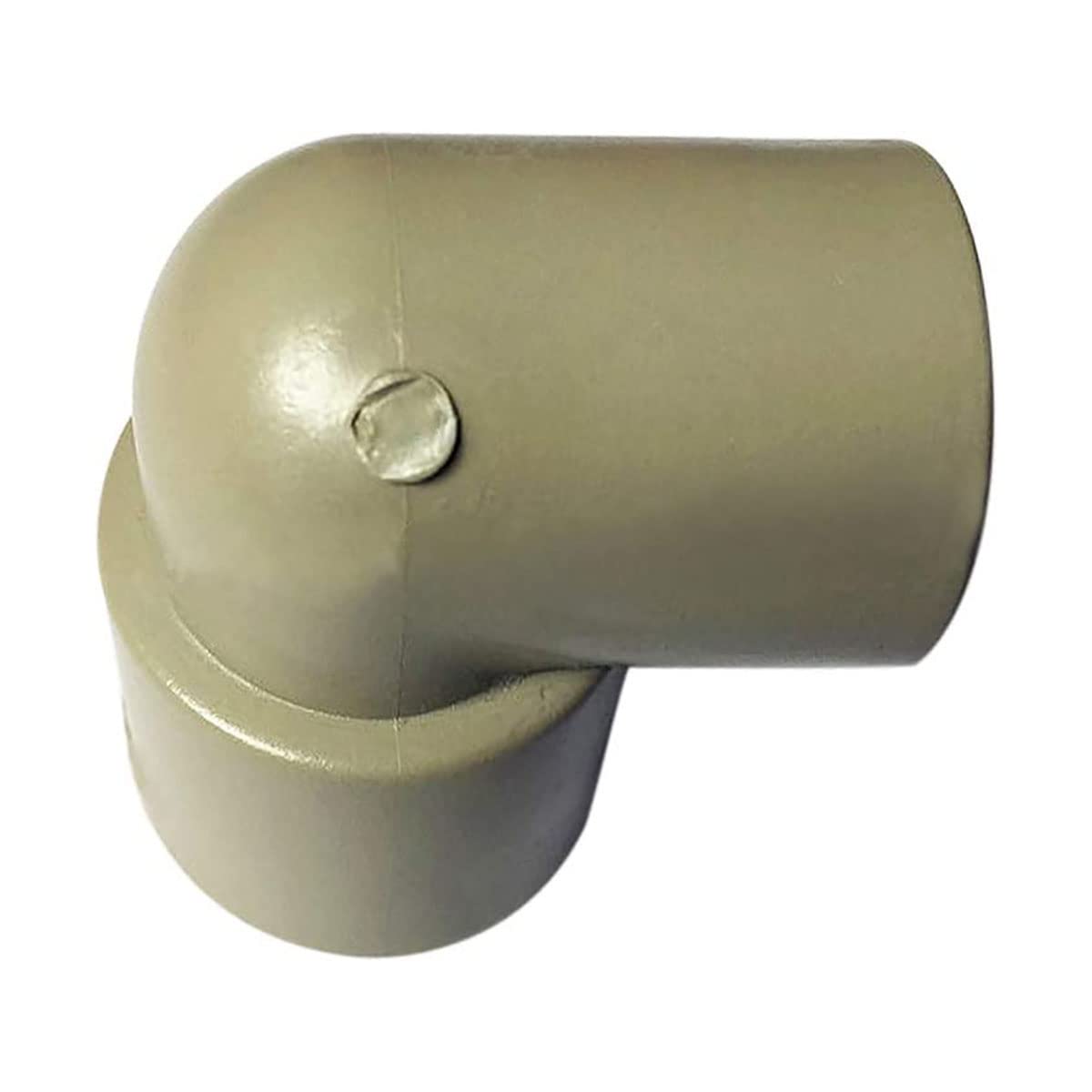 Accesorios de tubería de plástico, conectores de tubería de agua PPR Codo reductor de tubería de agua PPR Conectores de accesorios de tubería de 90 grados Marrón 1 pieza(90-75mm)