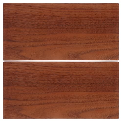 Bois de noyer anti-éclats pour gravure et découpe sans déformation (2 pcs)