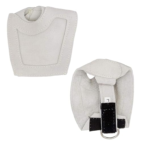 Sammons Preston Wheelchair Pushing Cuffs, Fingerless Suede Gloves, Adjustable Lightweight Push Gloves for Men & Women, Wheelchair Gloves, One Size, Pair