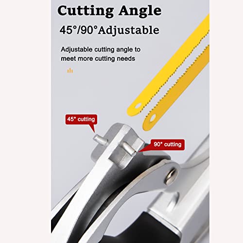 Wynns Hacksaw Frame 12 Inch,Hand Saw Adjustable 45°/90° Angle, Heavy Duty Aluminum Alloy Handsaws With 300Mm/12" Bi-Metal Hss Blade,Professional Hand Saws For Cutting Steel Pipe,Wood,Pvc.(Black) #TOP5