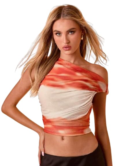 Womens Floral Printed Mesh Febric Top-image-23