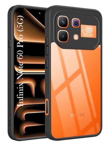 Image of Jkobi Ultra-Hybrid Back Cover Case for Infinix Note 60 Pro 5G (Lifetime Anti Yellow | Anti Scratch | Crystal Clear Shockproof)