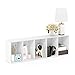 Furinno Luder Bookcase / Book / Storage , 5-Tier, White