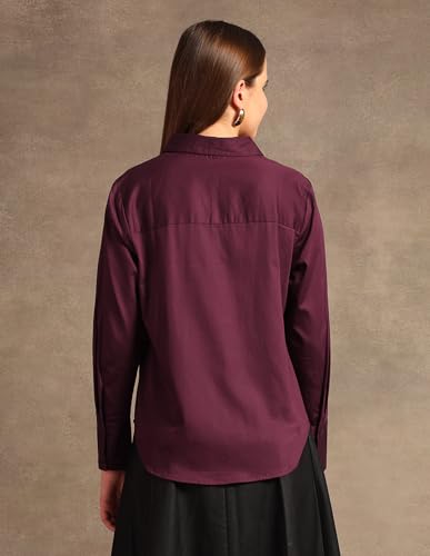 Image of Cotton Sateen Regular fit Shirt