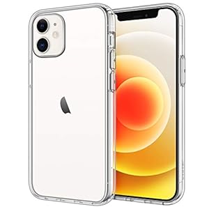 JETech Hoesje voor iPhone 12 mini 5,4-Inch, Anti-Vergeling Schokbestendige Transparante Bumper Case, Antikras Doorzichtige Achterkant (Transparante)