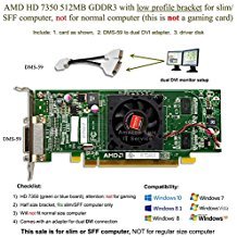 Epic IT Service - AMD Radeon HD 7350 512MB ���[�v���t�@�C���O���t�B�b�N�X�J�[�h (�n�[�t�T�C�Y�u���P�b�g �f���A��DVI) �X����/SFF�T�C�Y�̃R���s���[�^�[�݂̂ɑΉ�