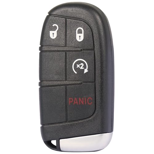 Télécommande 433 MHz TOP-VIGOR pour Dodge Journey Durango ID46 4 boutons - 2