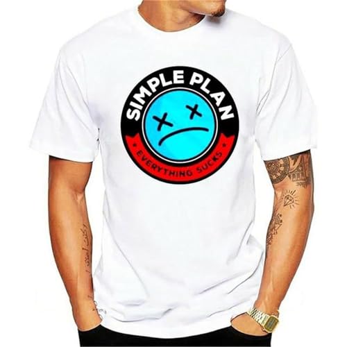 Simple Plan - Everything Sucks - T Shirt Tee ShirtWhite L