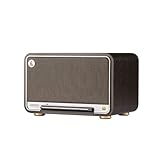 【VGP2024金賞】Edifier D32 ワイヤレススピーカー Bluetooth 5.3 60W出力 Hi-res LDAC Apple Airplay 12時間連続再生 USB/3.5mm接続 アプリ対応 MDF木製 ポータブルスピーカー 卓上型 スピーカー レトロ クラシック プレゼント （ブラック）