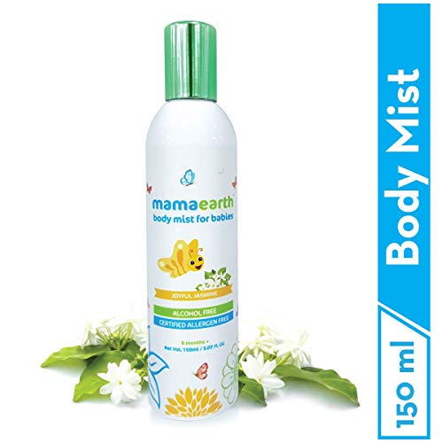 Image of Mamaearth Gentle Cleansing Shampoo for Babies (200 ml) & Perfume Body Mist for Babies and Kids with Allergen Free Jasmine Fragrance for All Day Freshness 150 ml