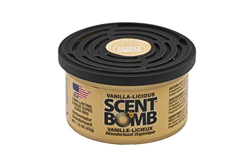 Scent Bomb Vanilla-Liscious Organic Cans - Spill Proof 4 Pack Air Freshener - Car, Home, Bathroom #TOP1