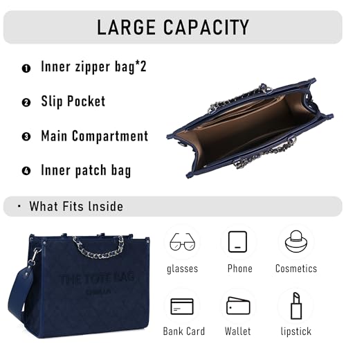Image of Chinllo Tote Bag for Women Top Handle Satchel Purse and Handbags with Shoulder Strap