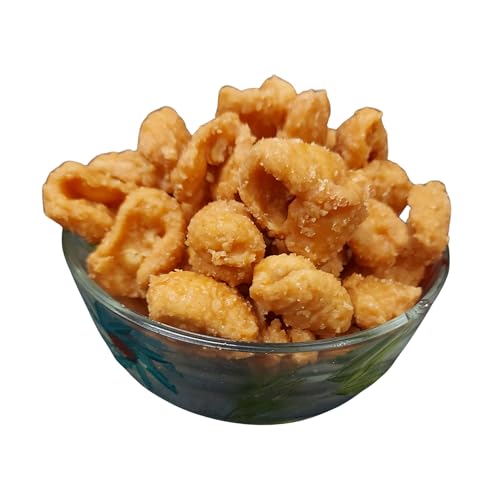 Image of LAVANAAS HOME KITCHEN Bellam Gavvalu | Traditional Jaggery Coated Sweet Snack | Crispy & Crunchy Indian Sweet | 450g