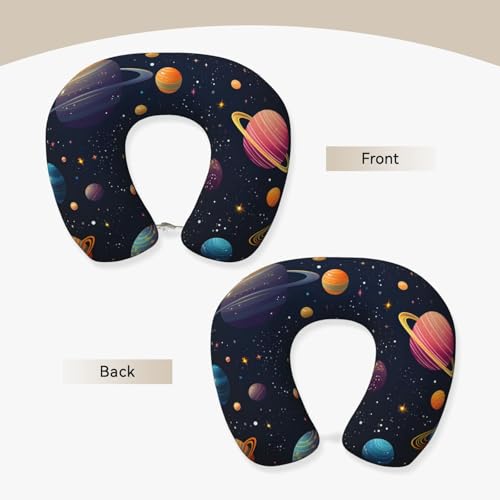 Almohada cuello U espuma viscoelástica tamaño único miniatura 3