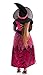 Magicoo - Disfraz de Bruja glamuroso para niña, Color Rosa, Negro y...